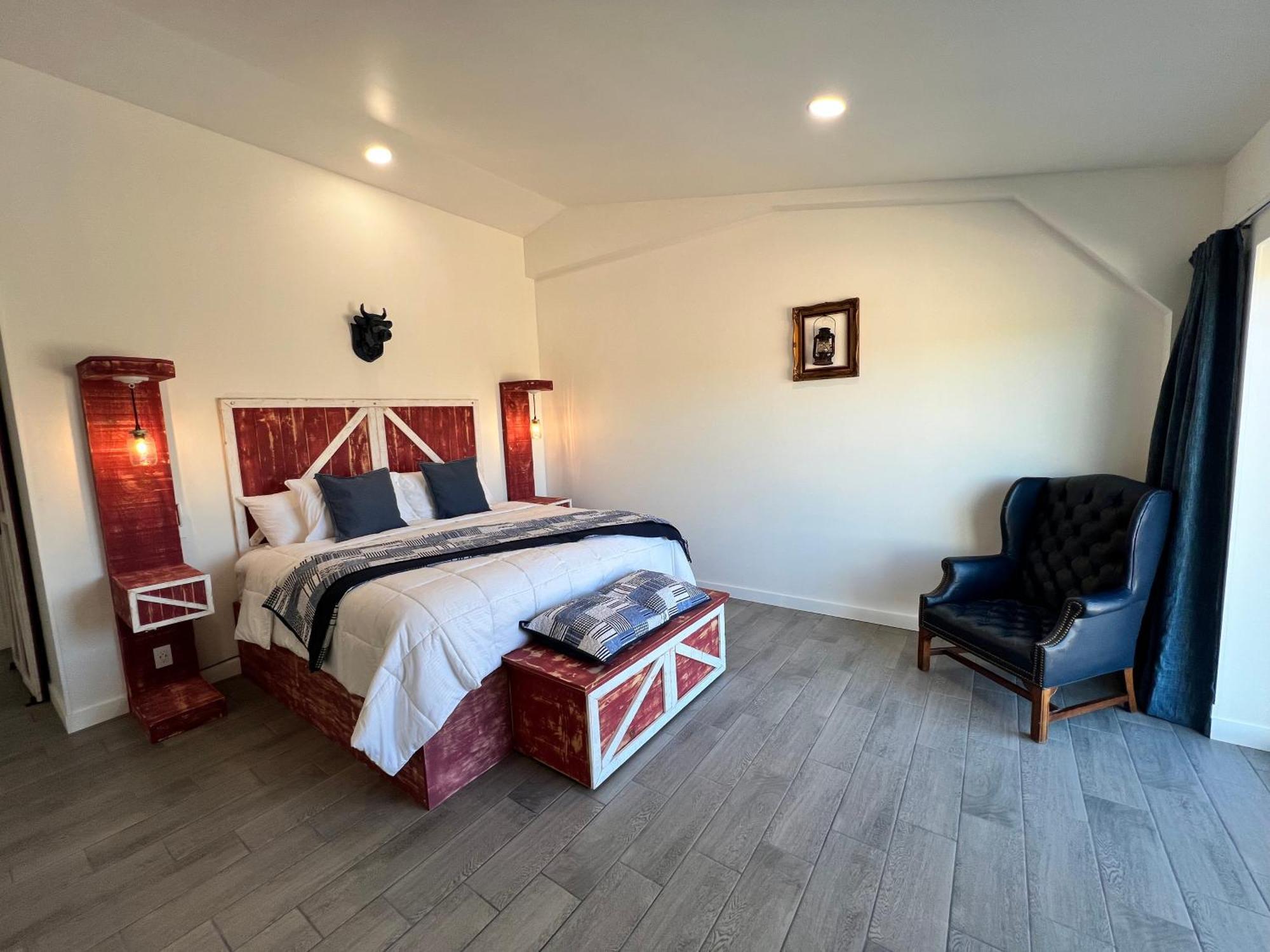 Hotel Blue Cow Guest Farm Cornville Exterior foto